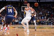 Kristaps Porzingis was effective on both ends of the floor for the Dallas Mavericks
